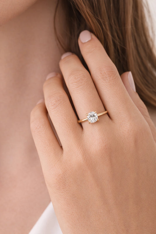 Sayuni solitaire band