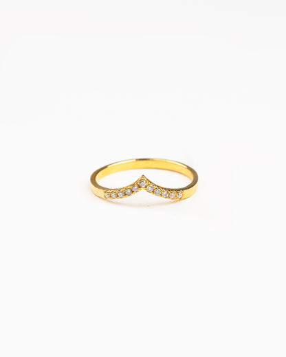 Baby diamond lotus tiara