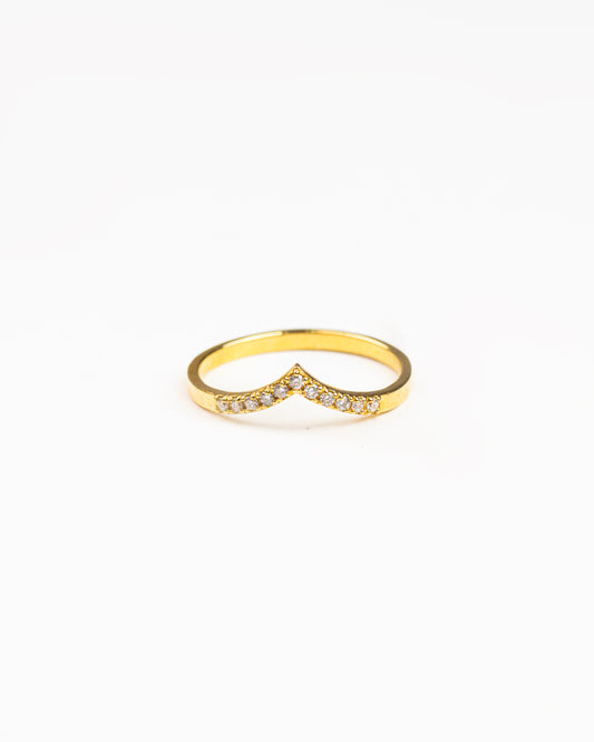 Baby diamond lotus tiara