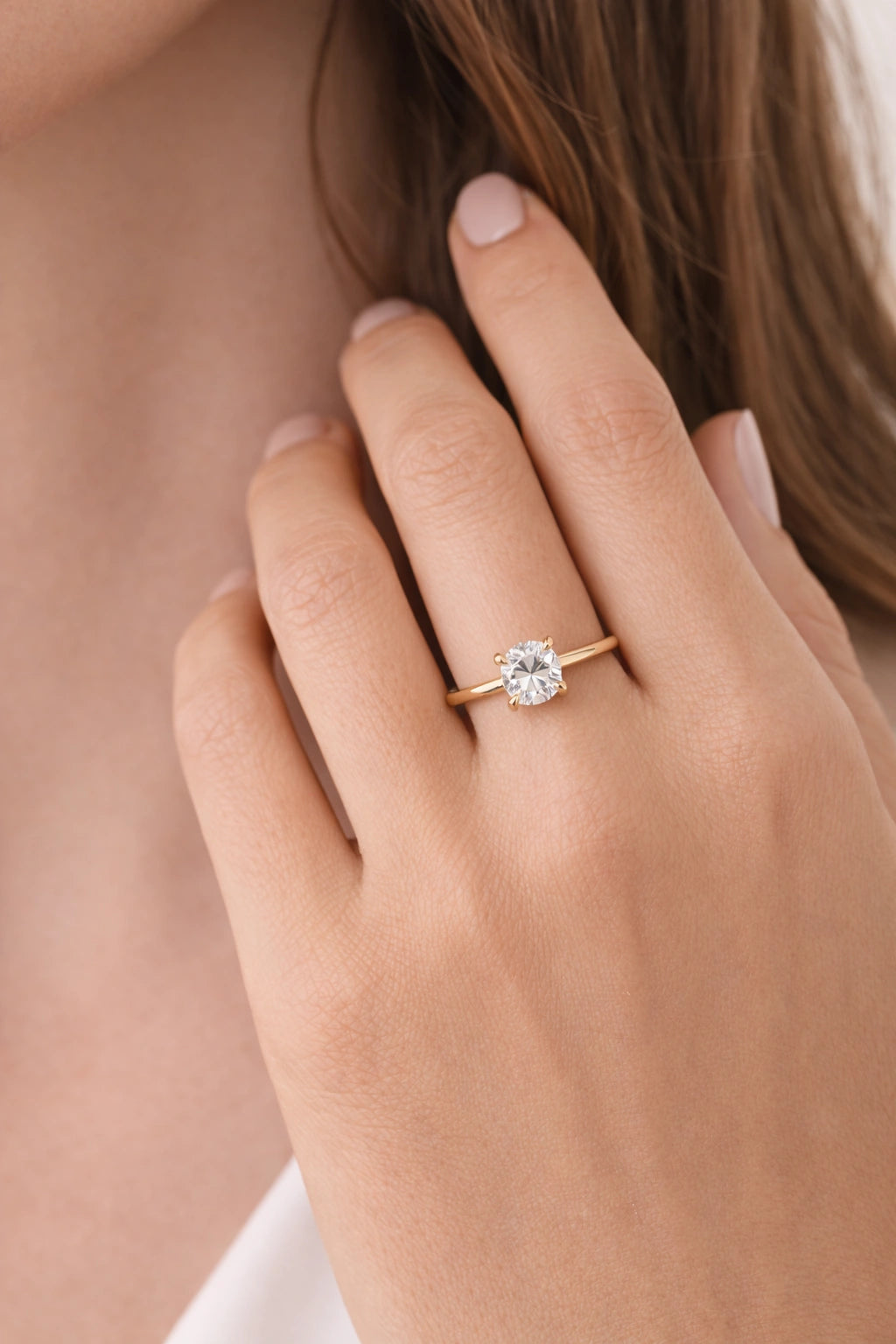 Sayuni solitaire band