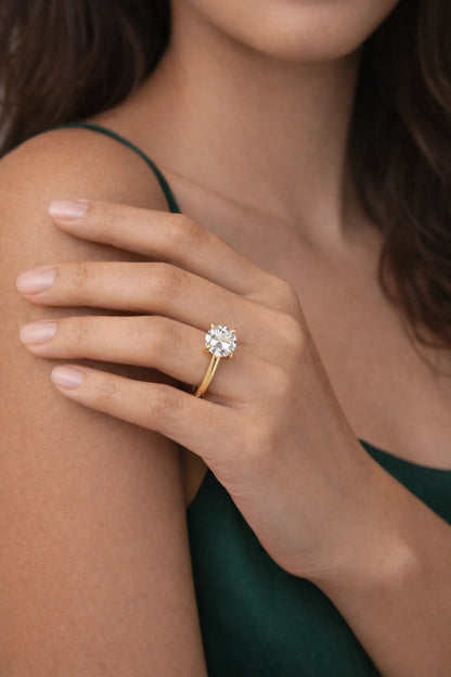 Sayuni solitaire band