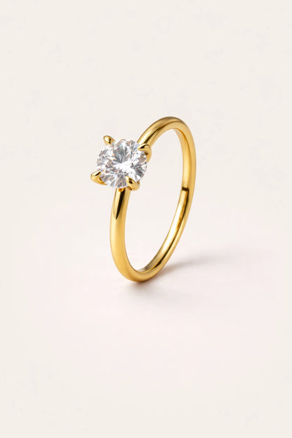 Sayuni solitaire band