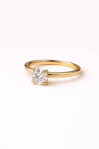 Sayuni solitaire band